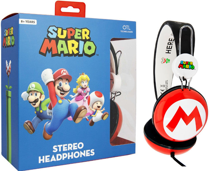 Otl Technologies - Auriculares Con Cable Rojo Super Mario Icon Multiplataforma ( NINTENDO SWITCH - ) Otl Technologies - Auriculares Con Cable Rojo Super Mario Icon Multiplataforma ( NINTENDO SWITCH - )